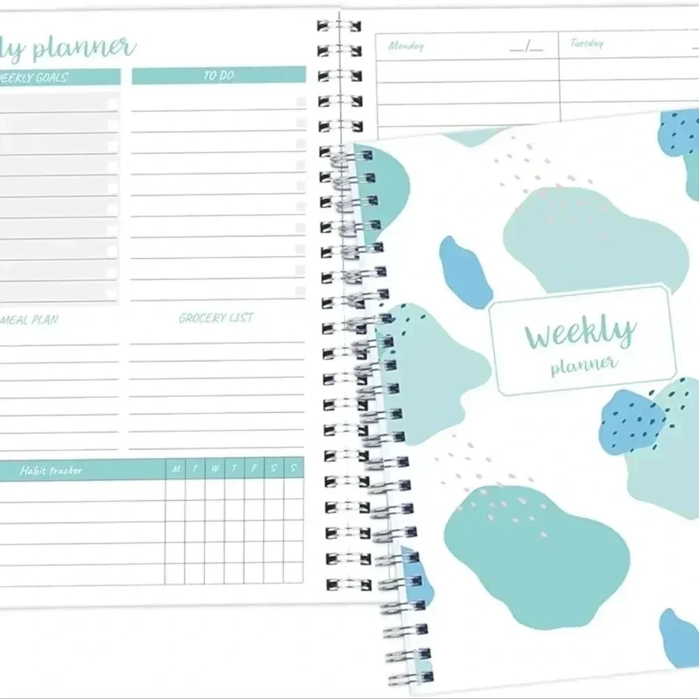 COPY - Undated Weekly Planner, Weekly To Do List Notebook with Weekly Goals Pla…